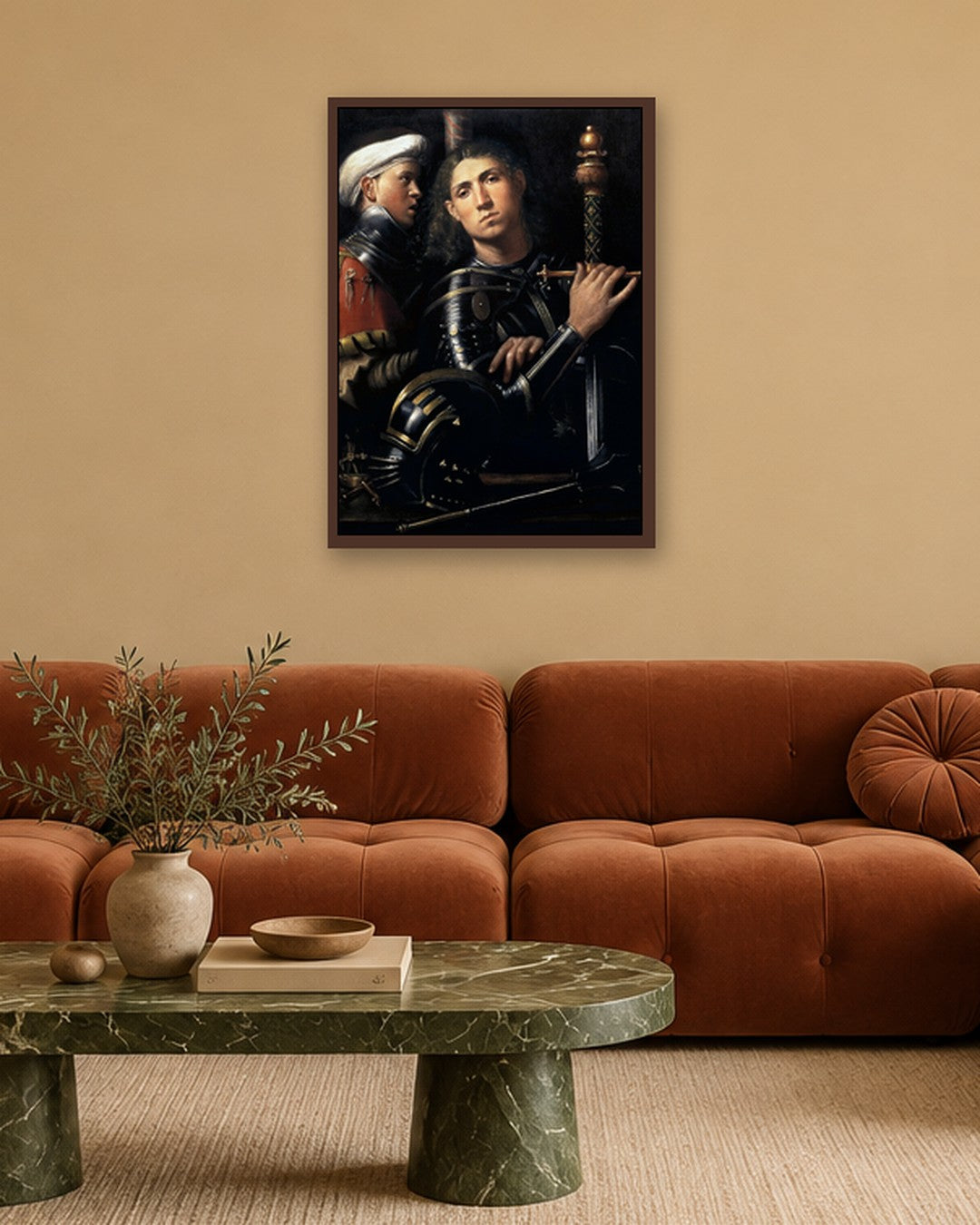 Renaissance Masters - Renaissance Masterpiece No. 271 - dark oak frame in a room