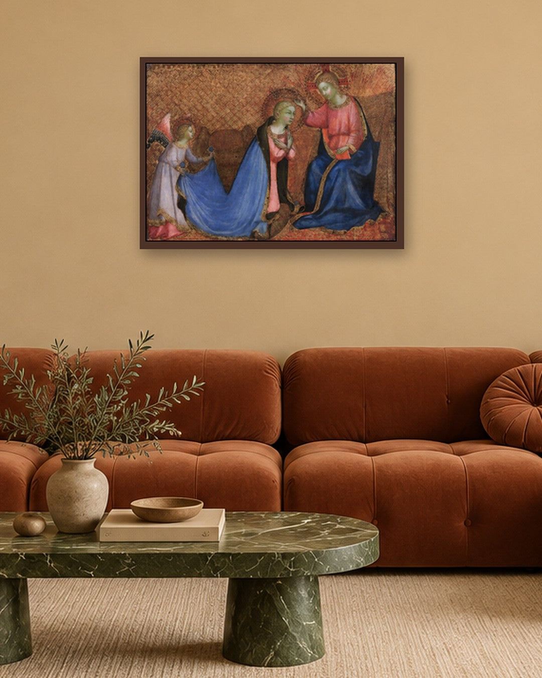 Renaissance Masters - Renaissance Masterpiece No. 409 - dark oak frame in a room