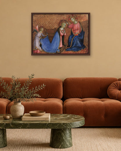 Renaissance Masters - Renaissance Masterpiece No. 409 - dark oak frame in a room