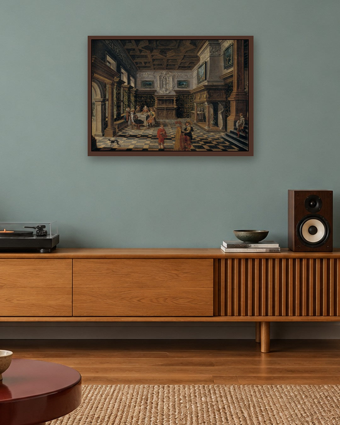Renaissance Masters - Renaissance Masterpiece No. 190 - dark oak frame in a room