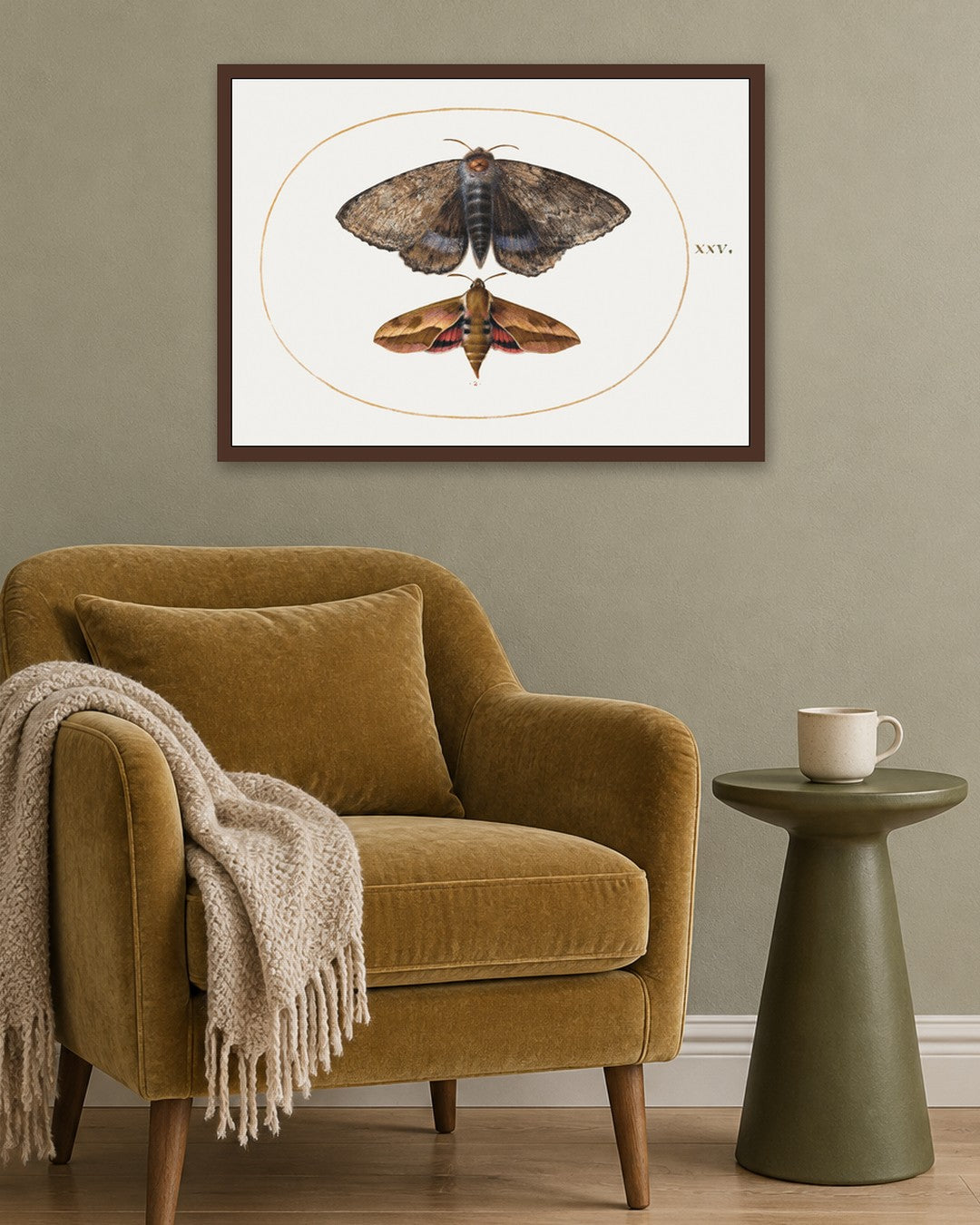 Renaissance Masters - Renaissance Masterpiece No. 349 - dark oak frame in a room