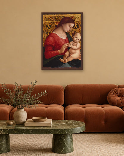 Renaissance Masters - Renaissance Masterpiece No. 152 - dark oak frame in a room