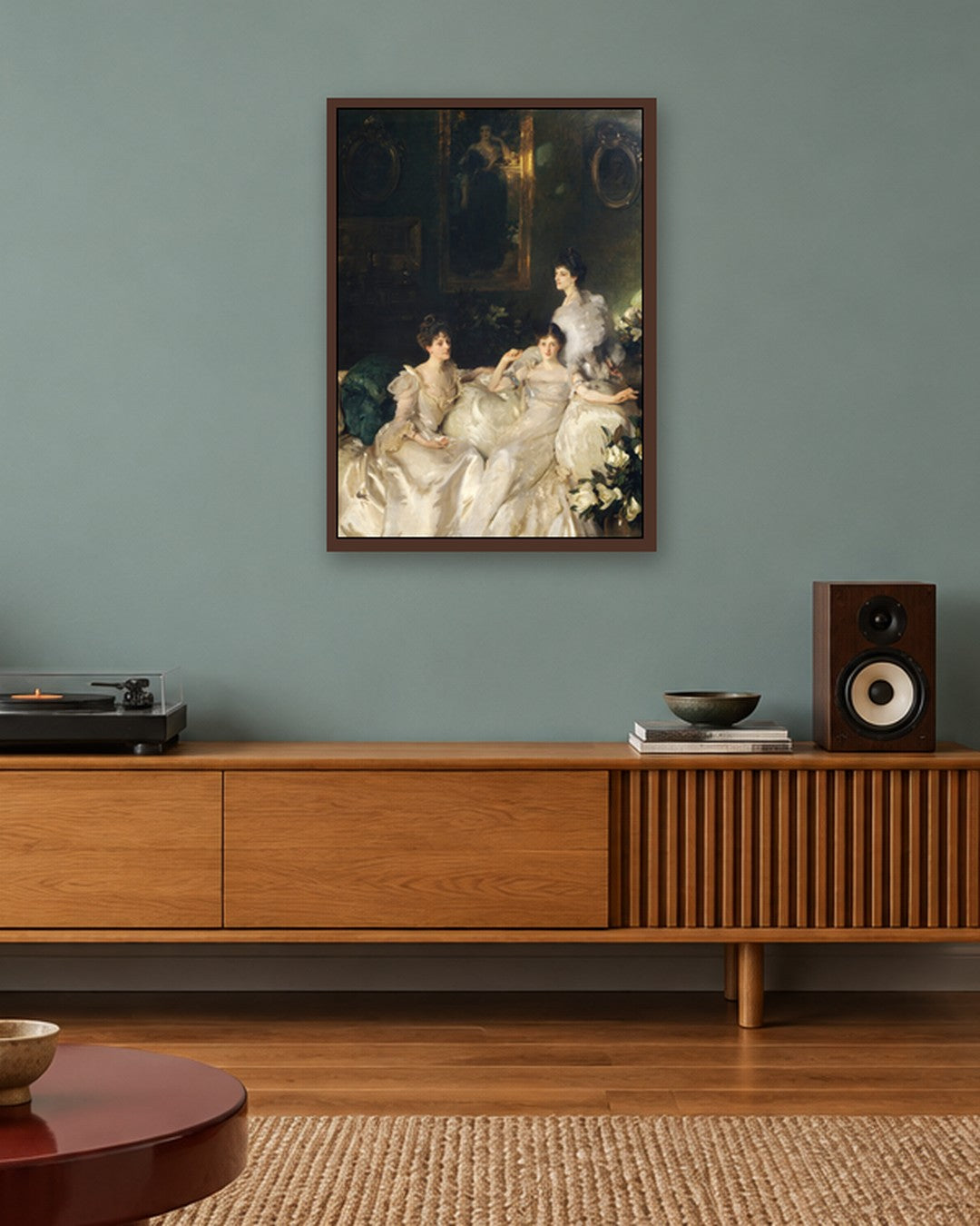 Renaissance Masters - Renaissance Masterpiece No. 362 - dark oak frame in a room