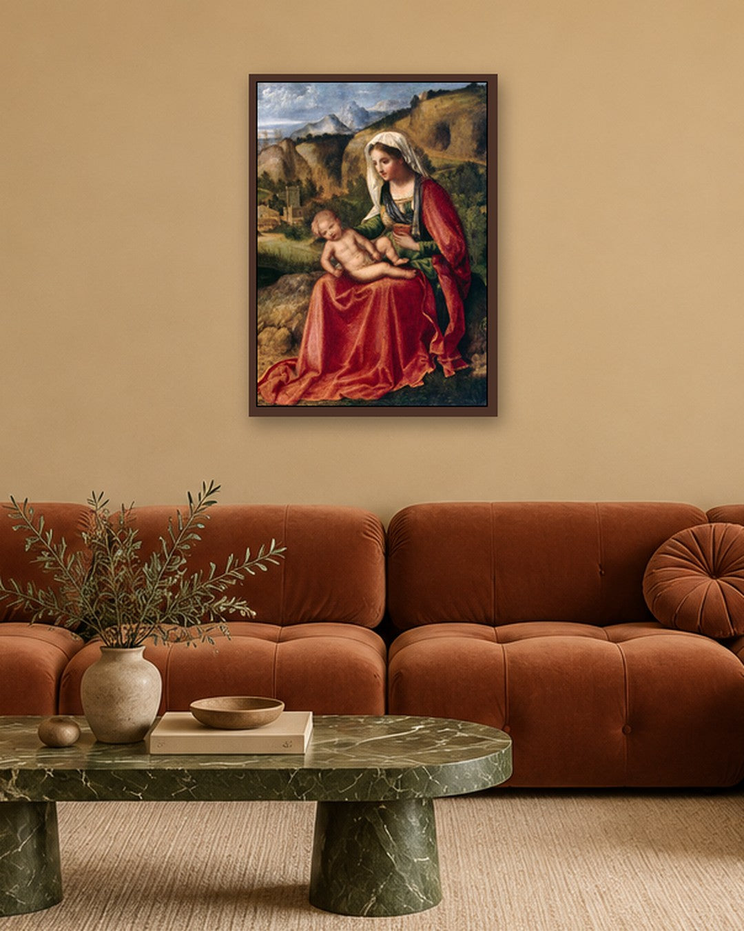 Renaissance Masters - Renaissance Masterpiece No. 284 - dark oak frame in a room