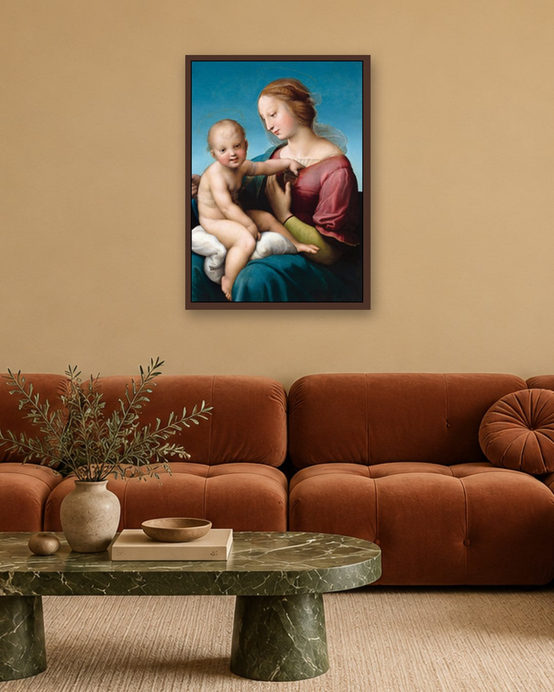 Renaissance Masters - Renaissance Masterpiece No. 340 - dark oak frame in a room