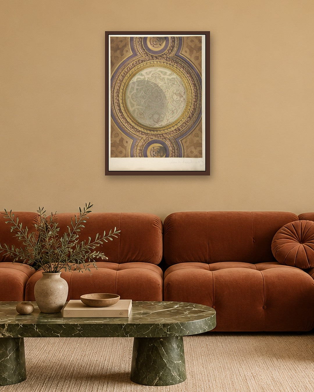 Renaissance Masters - Renaissance Masterpiece No. 142 - dark oak frame in a room