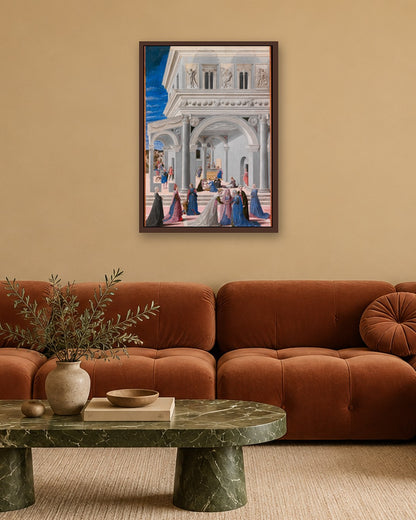 Renaissance Masters - Renaissance Masterpiece No. 166 - dark oak frame in a room