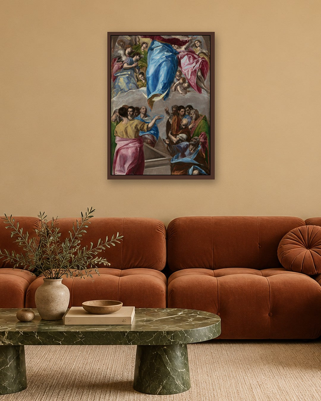 Renaissance Masters - Renaissance Masterpiece No. 186 - dark oak frame in a room