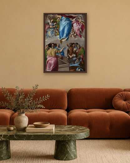 Renaissance Masters - Renaissance Masterpiece No. 186 - dark oak frame in a room