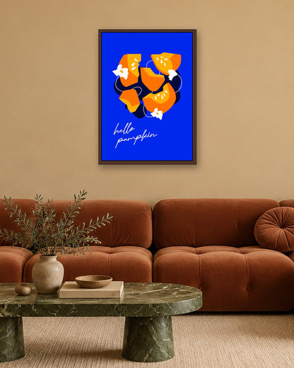 SENT Studio - Artistic Poster No. 12 - dark oak frame in a room