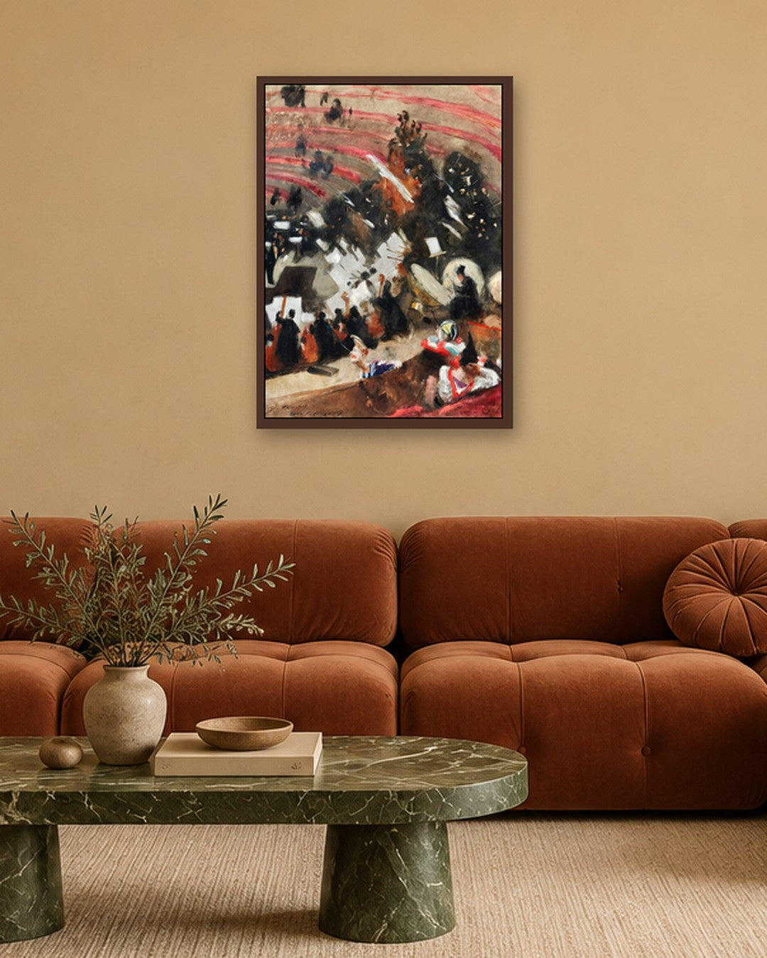 Renaissance Masters - Renaissance Masterpiece No. 371 - dark oak frame in a room