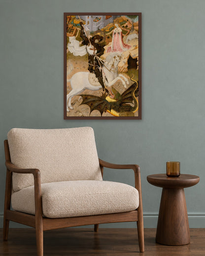 Renaissance Masters - Renaissance Masterpiece No. 386 - dark oak frame in a room