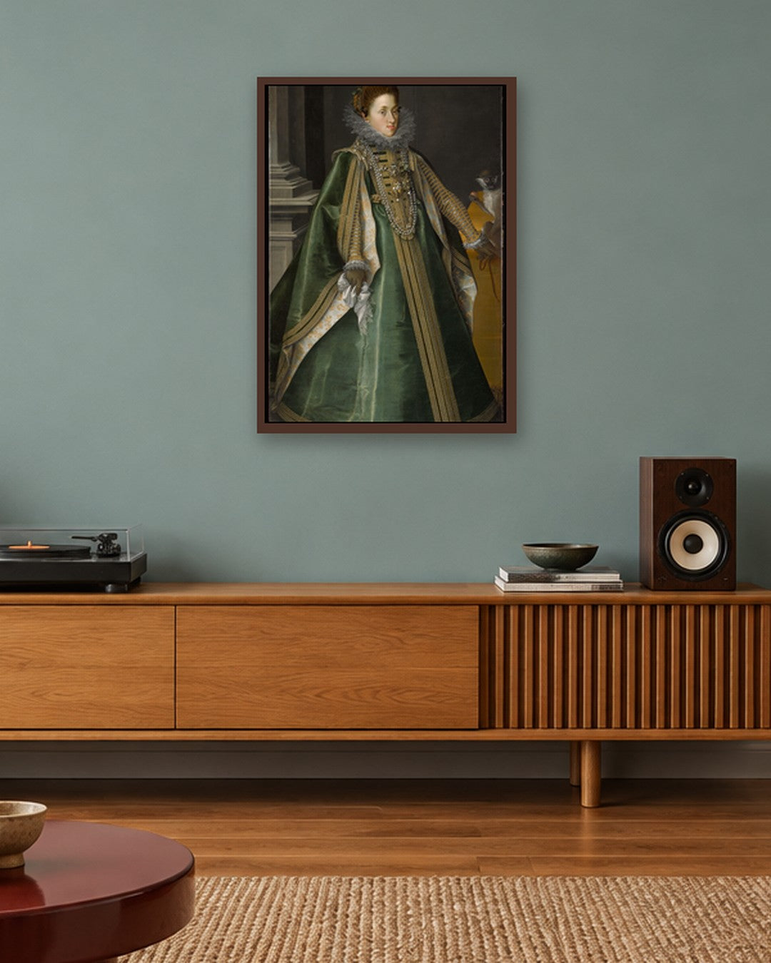 Renaissance Masters - Renaissance Masterpiece No. 100 - dark oak frame in a room