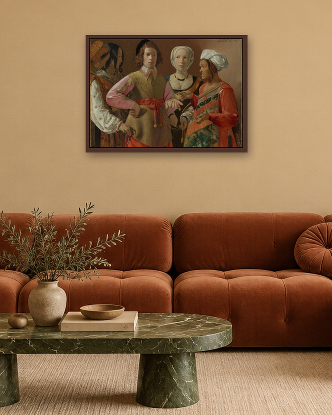 Renaissance Masters - Renaissance Masterpiece No. 162 - dark oak frame in a room