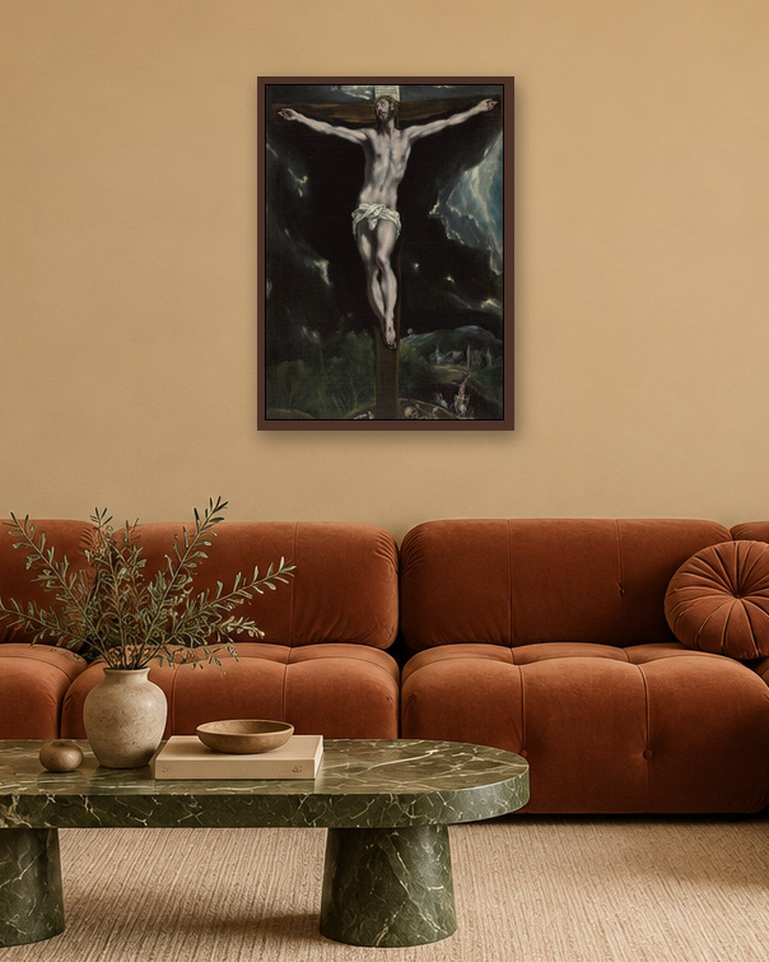 Renaissance Masters - Renaissance Masterpiece No. 234 - dark oak frame in a room