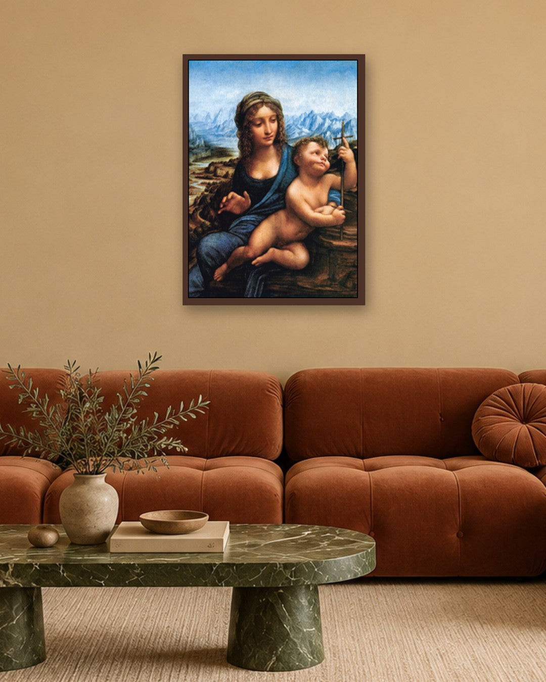 Renaissance Masters - Renaissance Masterpiece No. 314 - dark oak frame in a room