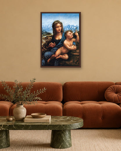 Renaissance Masters - Renaissance Masterpiece No. 314 - dark oak frame in a room