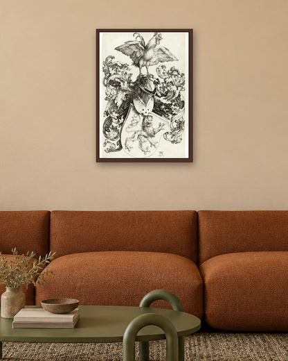 Renaissance Masters - Renaissance Masterpiece No. 181 - dark oak frame in a room