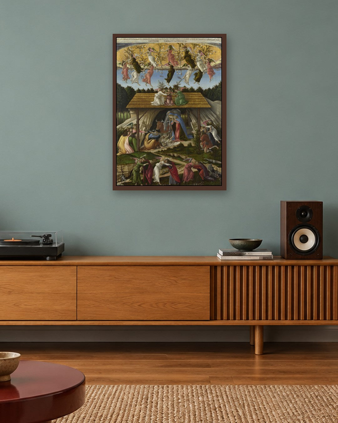 Renaissance Masters - Renaissance Masterpiece No. 248 - dark oak frame in a room