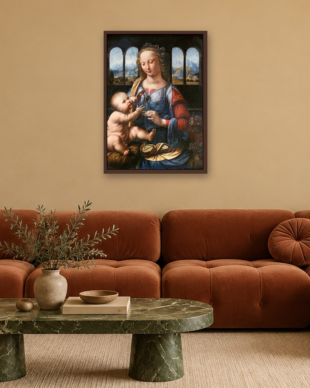 Renaissance Masters - Renaissance Masterpiece No. 319 - dark oak frame in a room