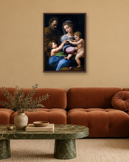 Renaissance Masters - Renaissance Masterpiece No. 301 - dark oak frame in a room