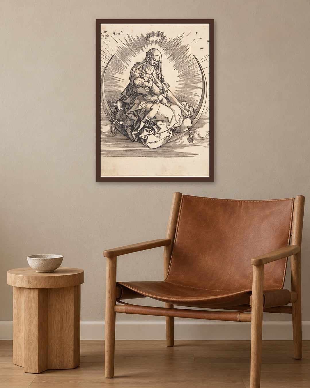 Renaissance Masters - Renaissance Masterpiece No. 194 - dark oak frame in a room