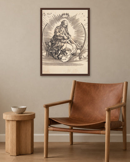 Renaissance Masters - Renaissance Masterpiece No. 194 - dark oak frame in a room