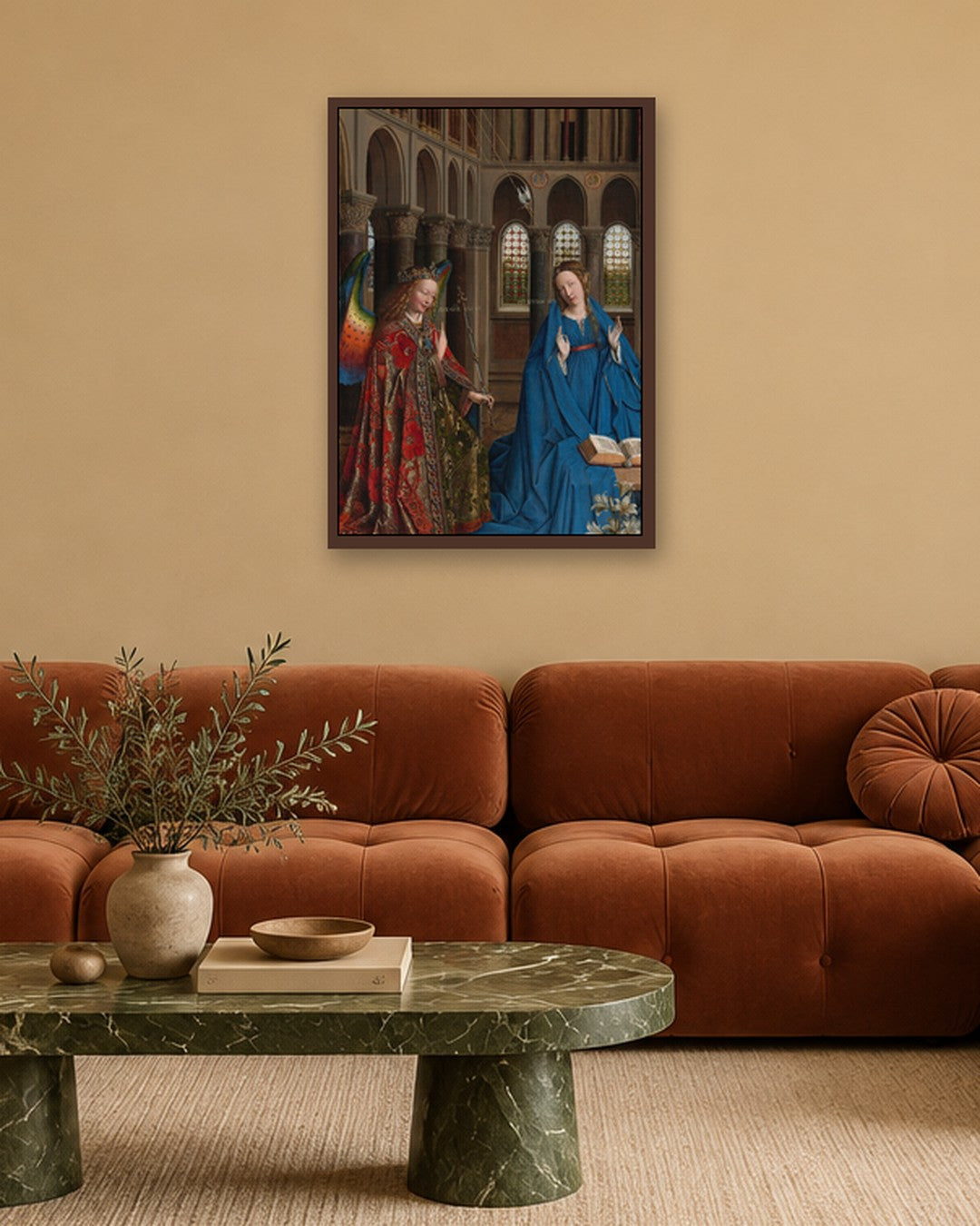 Renaissance Masters - Renaissance Masterpiece No. 227 - dark oak frame in a room