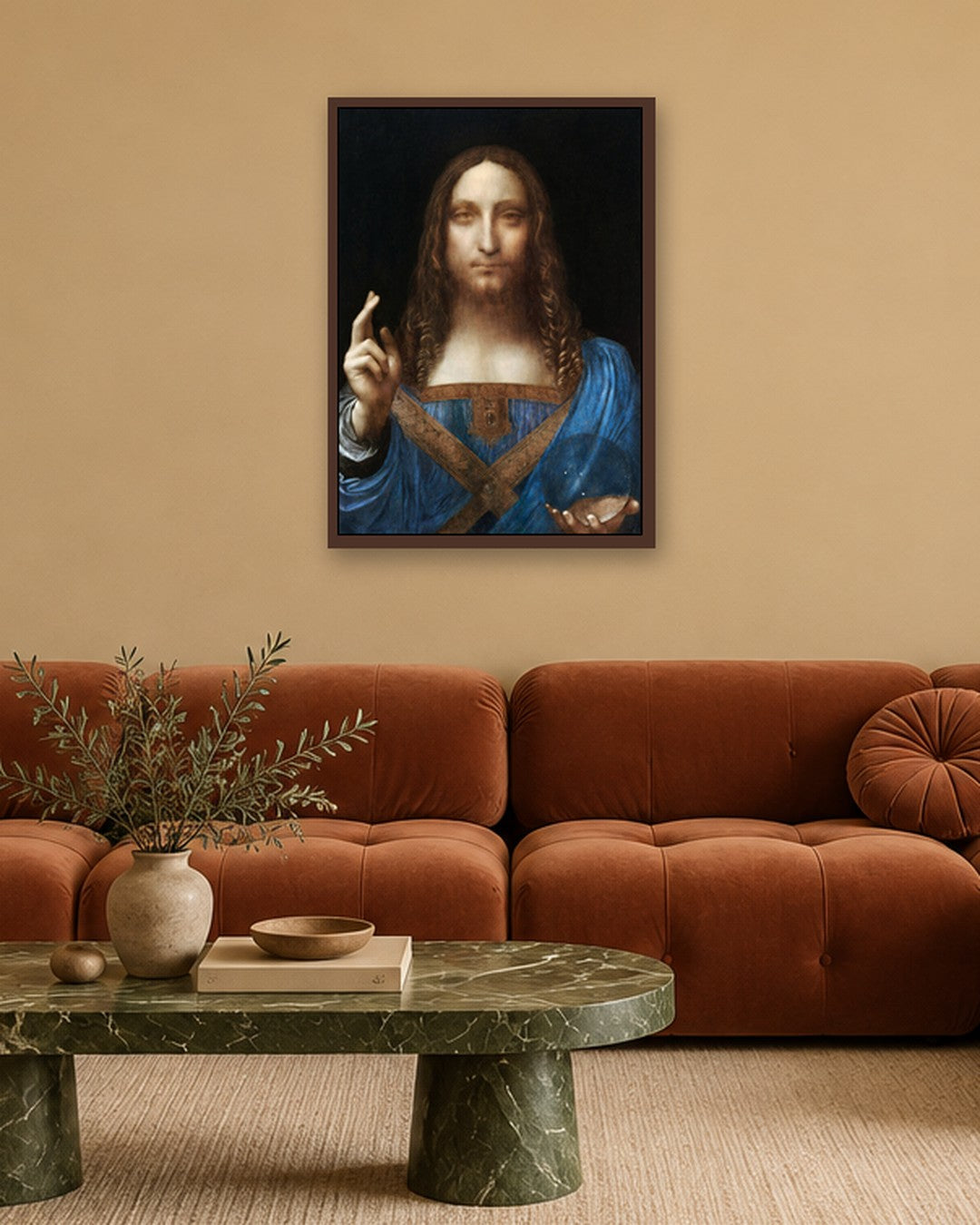 Renaissance Masters - Renaissance Masterpiece No. 337 - dark oak frame in a room