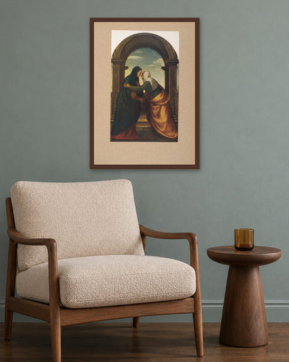 Renaissance Masters - Renaissance Masterpiece No. 381 - dark oak frame in a room