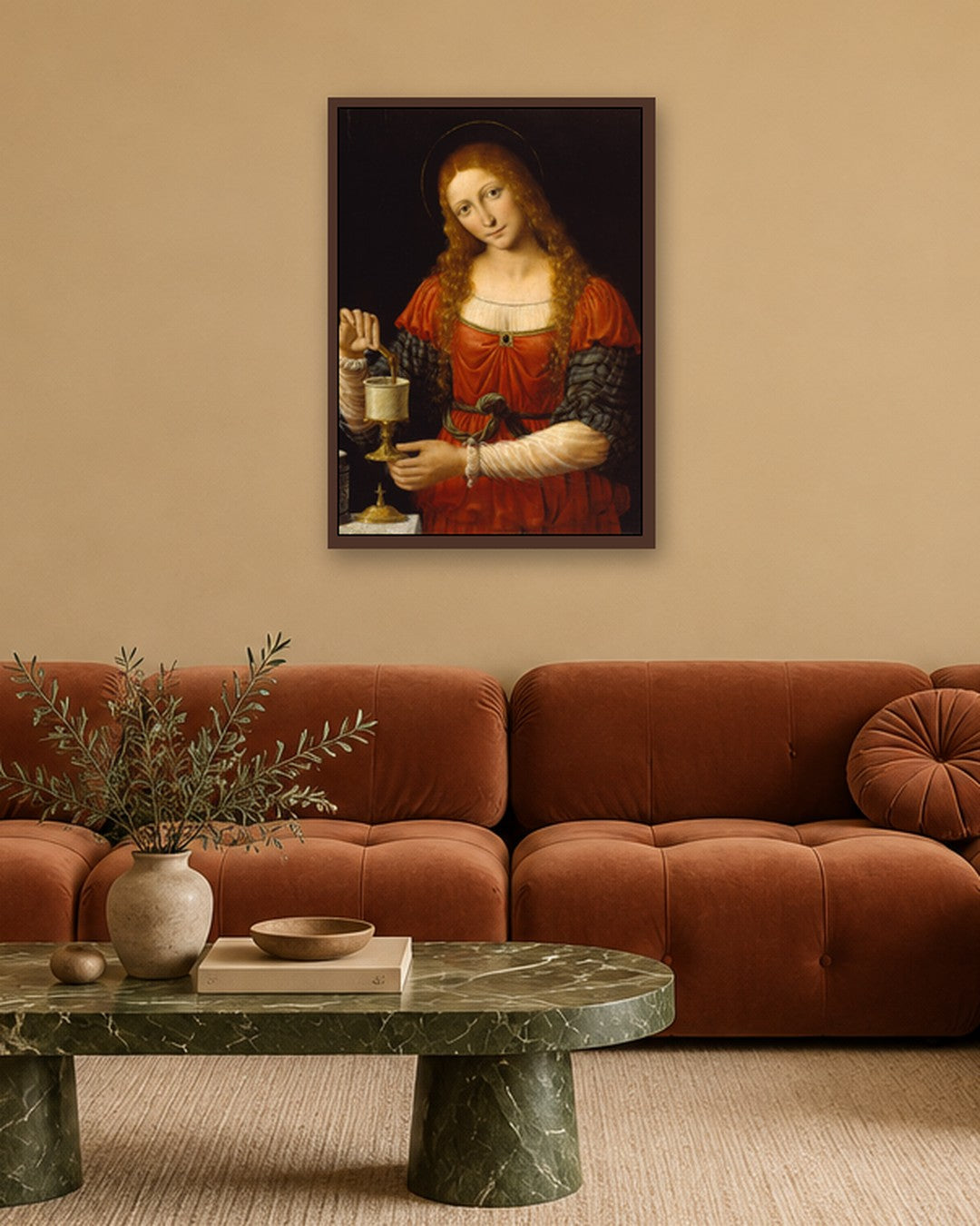 Renaissance Masters - Renaissance Masterpiece No. 52 - dark oak frame in a room