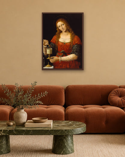 Renaissance Masters - Renaissance Masterpiece No. 52 - dark oak frame in a room