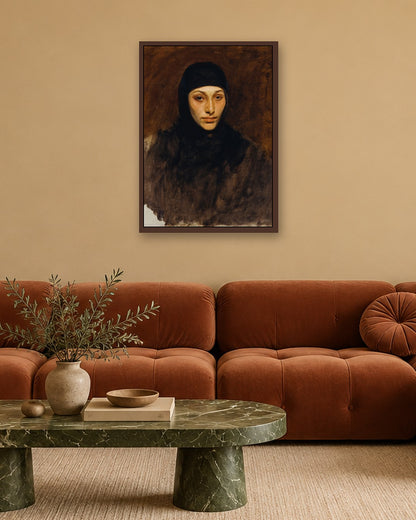 Renaissance Masters - Renaissance Masterpiece No. 360 - dark oak frame in a room