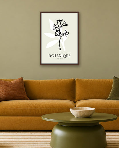 SENT Studio - Bohemian Poster No. 60 - dark oak frame in a room