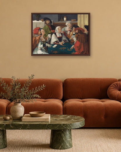 Renaissance Masters - Renaissance Masterpiece No. 84 - dark oak frame in a room