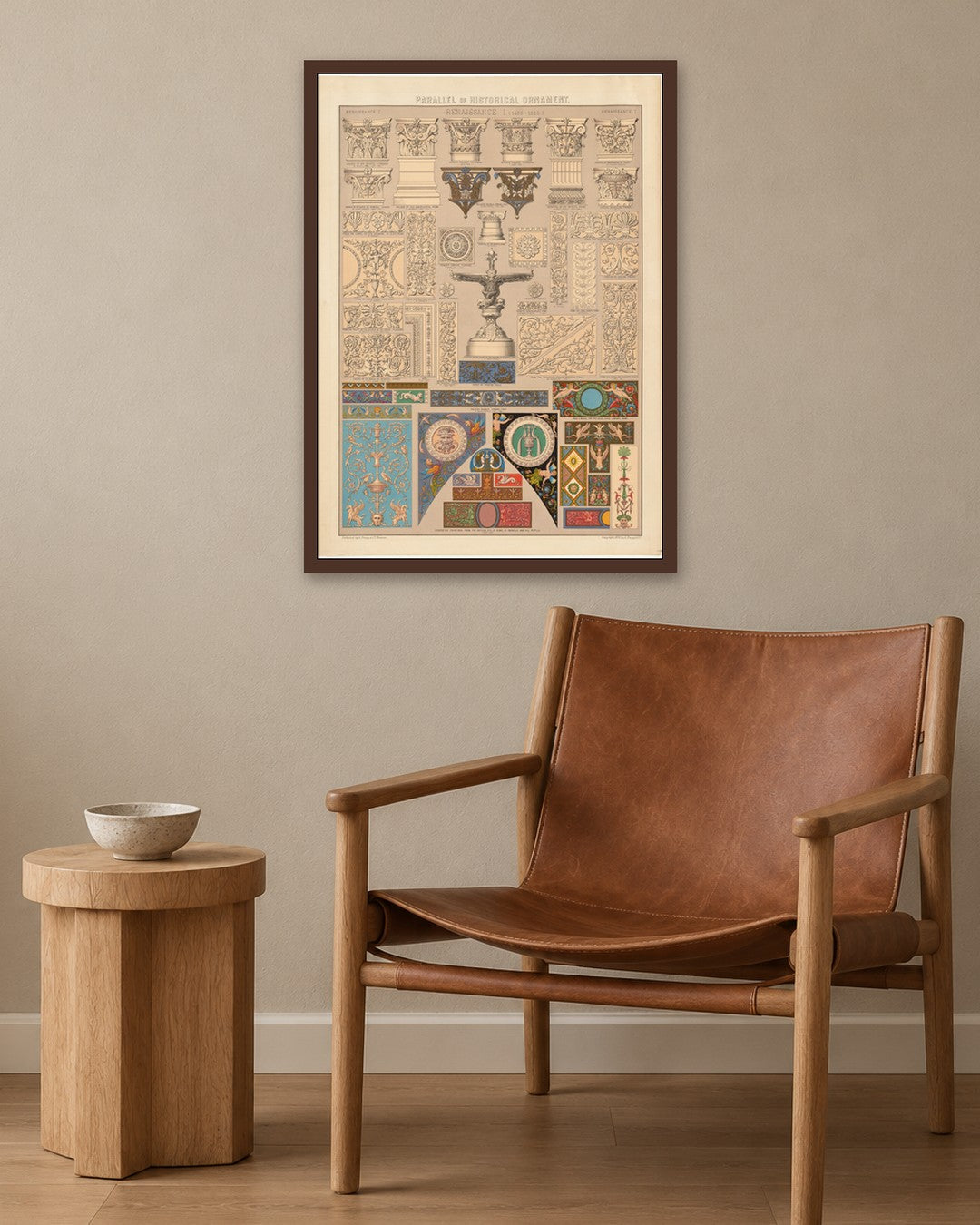Renaissance Masters - Renaissance Masterpiece No. 197 - dark oak frame in a room