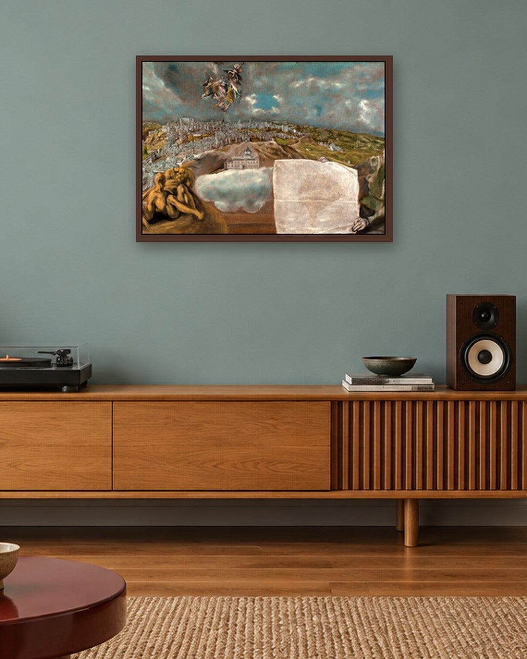 Renaissance Masters - Renaissance Masterpiece No. 236 - dark oak frame in a room