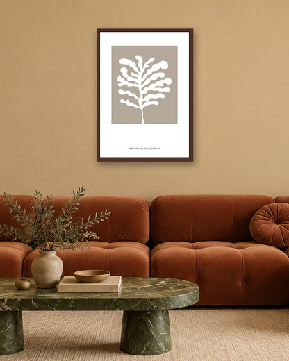 SENT Studio - Bohemian Poster No. 41 - dark oak frame in a room