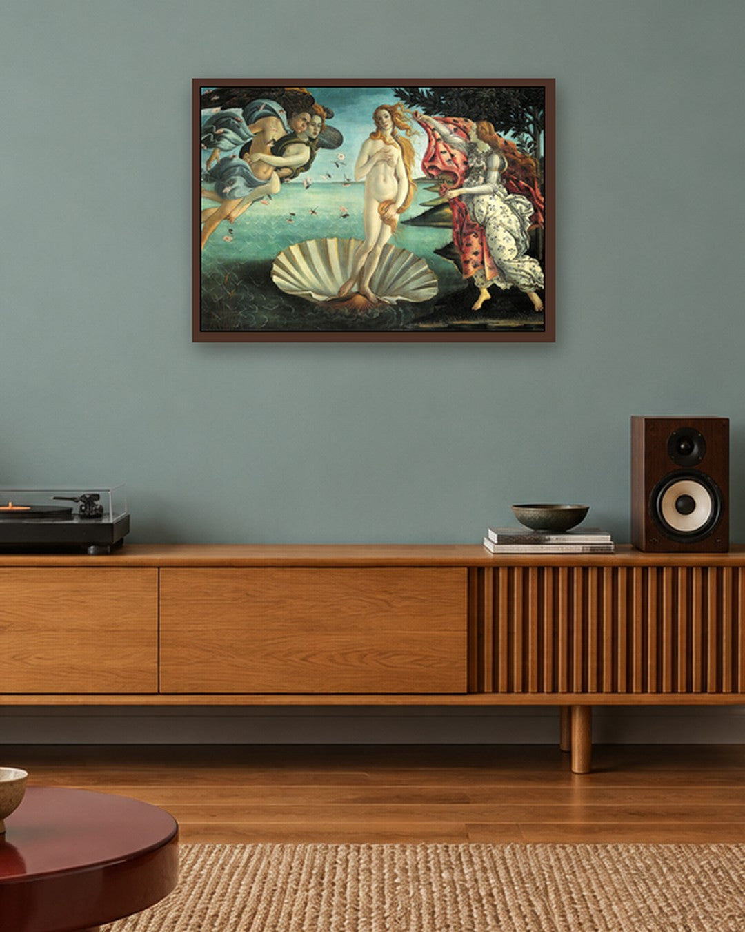 Renaissance Masters - Renaissance Masterpiece No. 245 - dark oak frame in a room