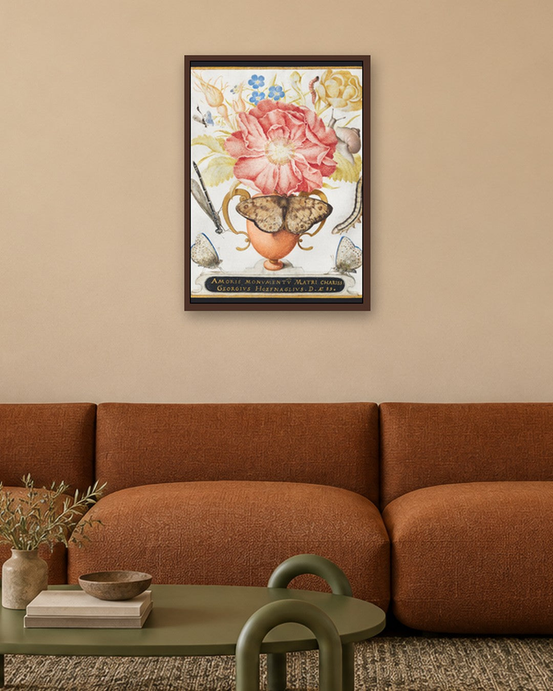 Renaissance Masters - Renaissance Masterpiece No. 352 - dark oak frame in a room