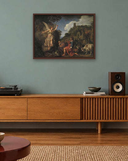 Renaissance Masters - Renaissance Masterpiece No. 192 - dark oak frame in a room