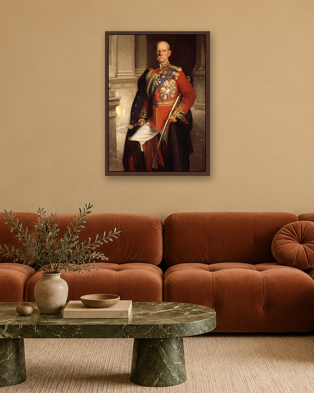 Renaissance Masters - Renaissance Masterpiece No. 250 - dark oak frame in a room