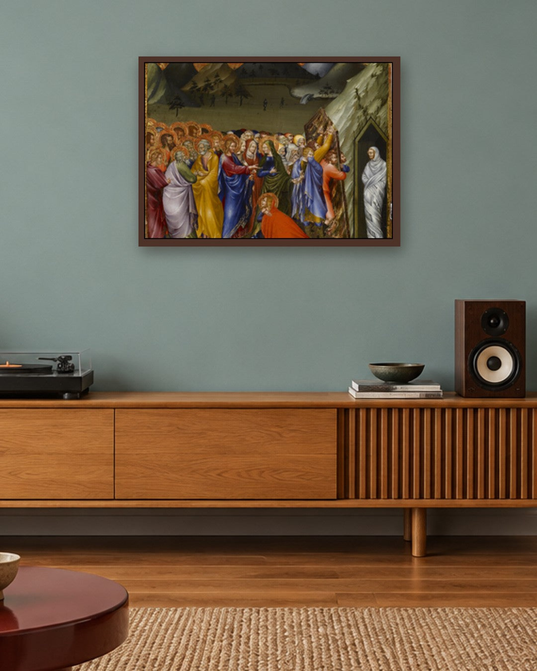 Renaissance Masters - Renaissance Masterpiece No. 65 - dark oak frame in a room