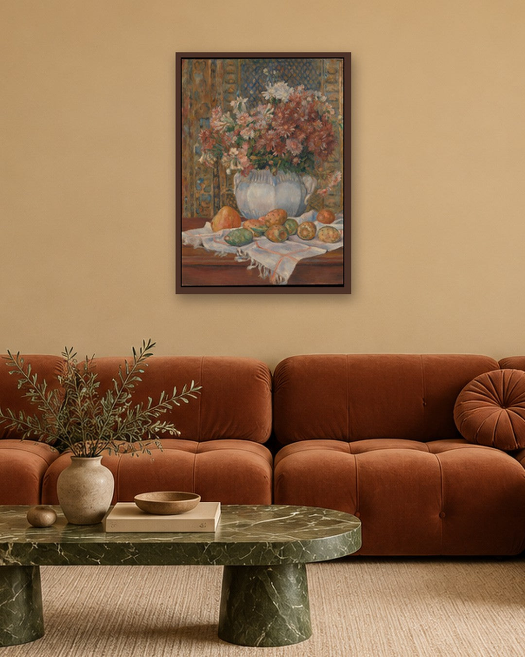 Renaissance Masters - Renaissance Masterpiece No. 376 - dark oak frame in a room