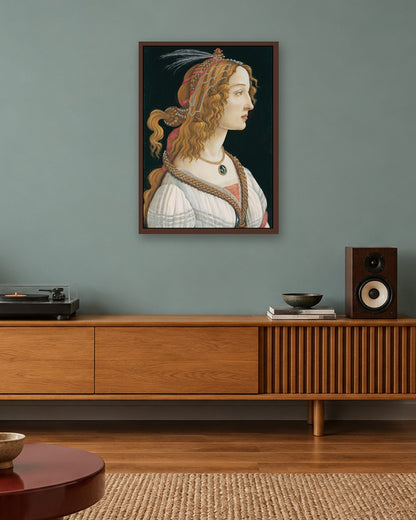 Renaissance Masters - Renaissance Masterpiece No. 252 - dark oak frame in a room
