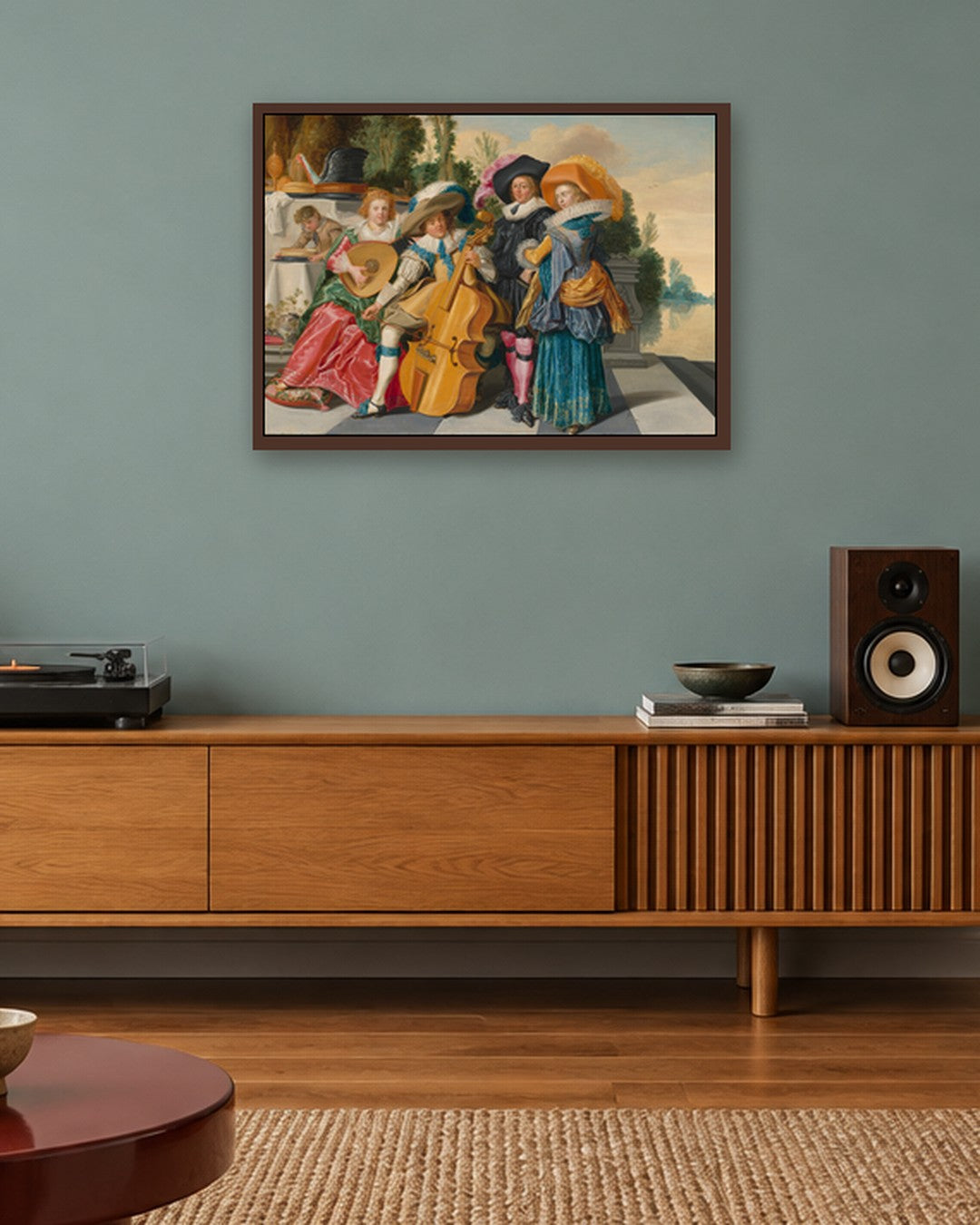 Renaissance Masters - Renaissance Masterpiece No. 79 - dark oak frame in a room