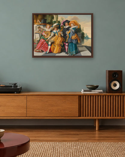 Renaissance Masters - Renaissance Masterpiece No. 79 - dark oak frame in a room