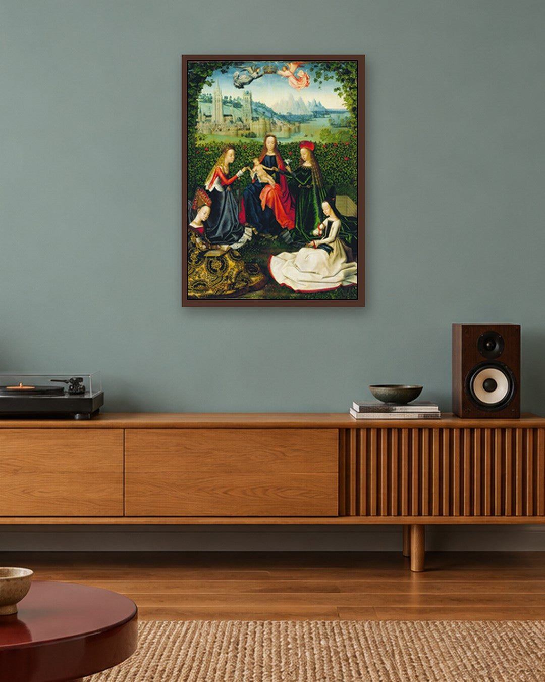 Renaissance Masters - Renaissance Masterpiece No. 402 - dark oak frame in a room