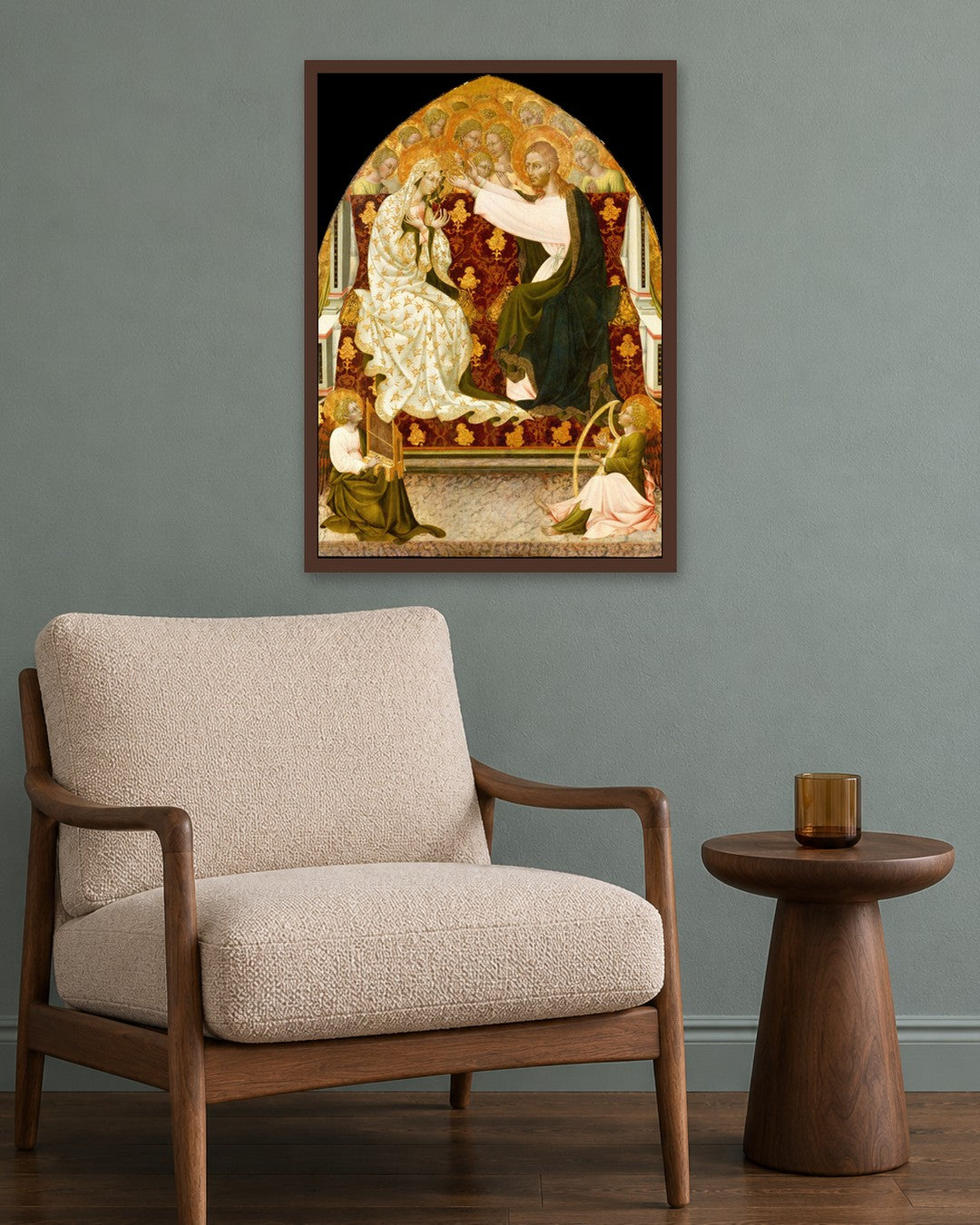 Renaissance Masters - Renaissance Masterpiece No. 399 - dark oak frame in a room