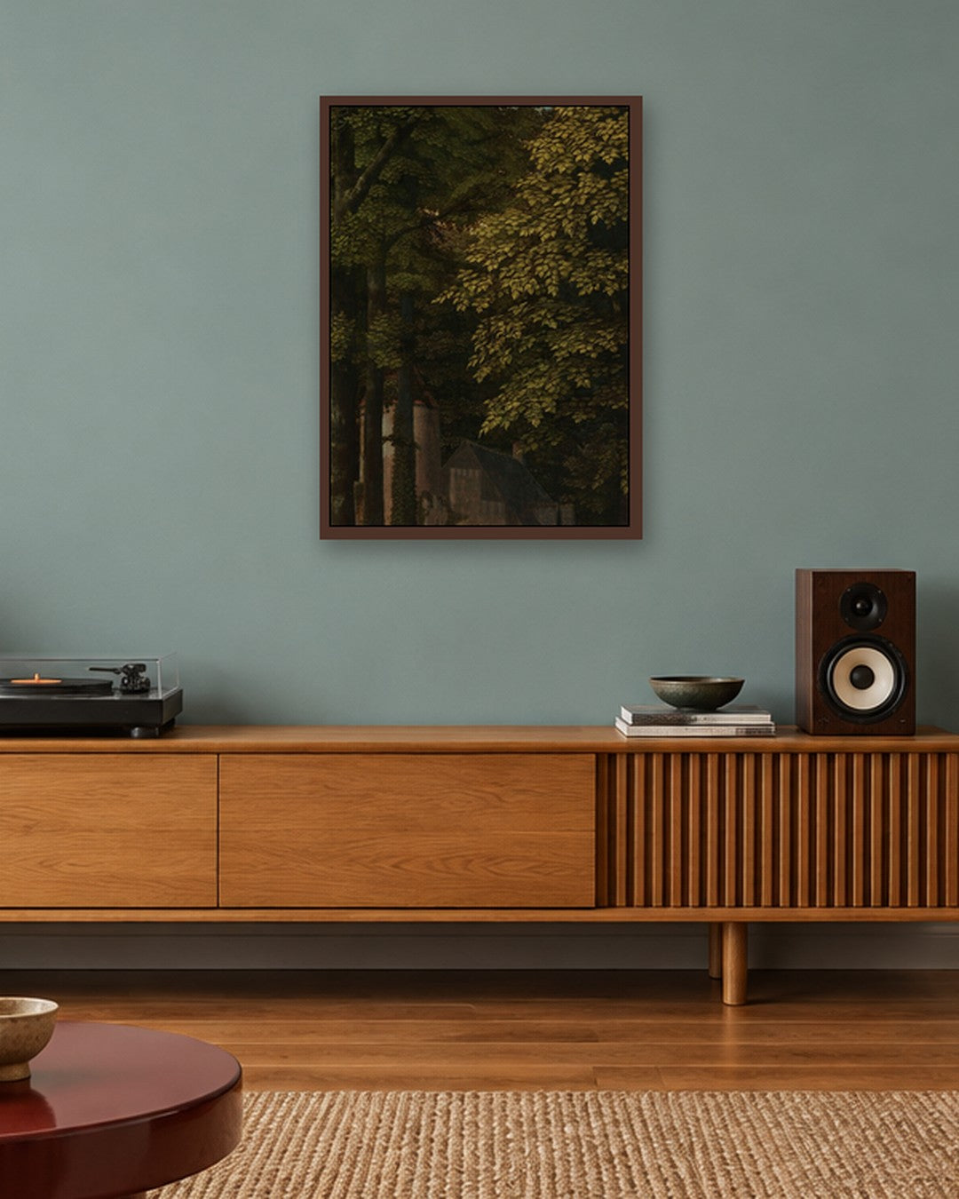 Renaissance Masters - Renaissance Masterpiece No. 383 - dark oak frame in a room